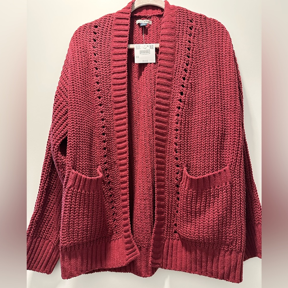 AE Slouchy Chenille Cardigan